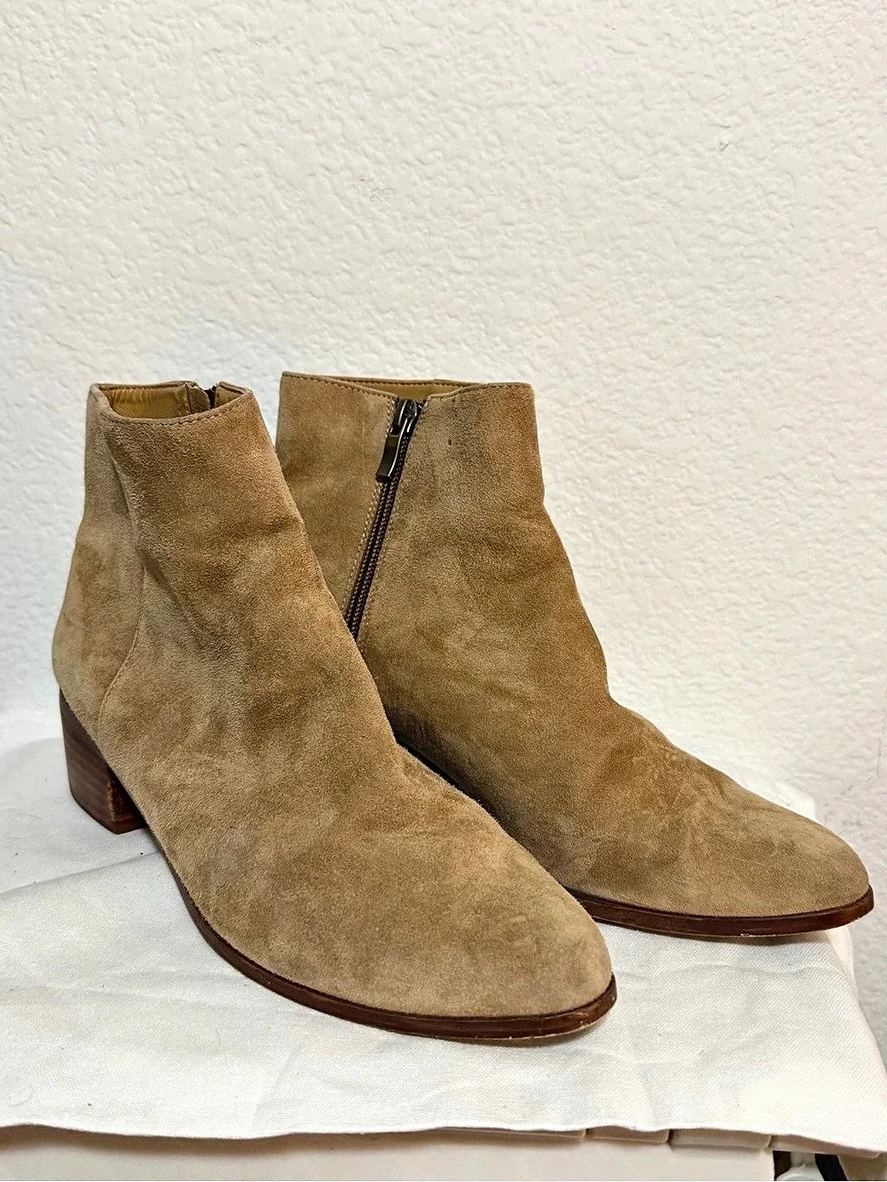 JCREW Brown Suede Ankle Boots S 6.5